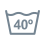 Обычная стирка при температуре 40°С